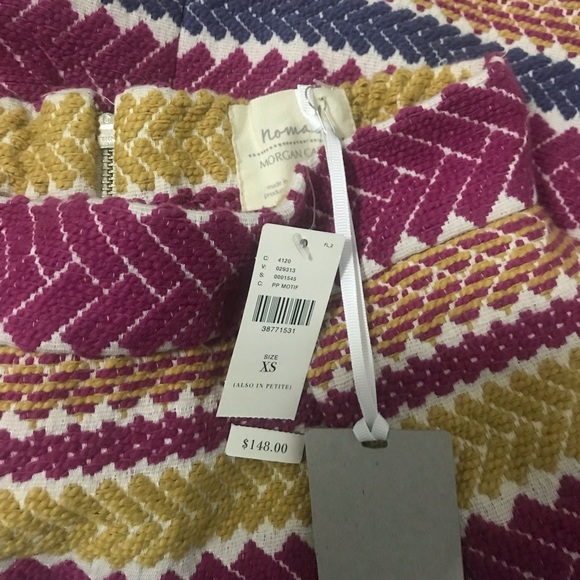 Anthropologie Nomad Morgan Carper Jacquard Skirt - Picture 6 of 6